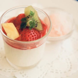 Strawberry flavor pudding powder